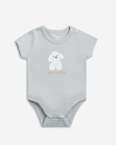 Set of 3 baby girl short-sleeve bodysuits perfect for everyday wear.